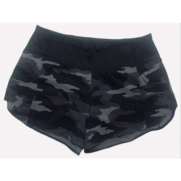 Athleta Lined Camo Running Shorts - Picture 3 of 8